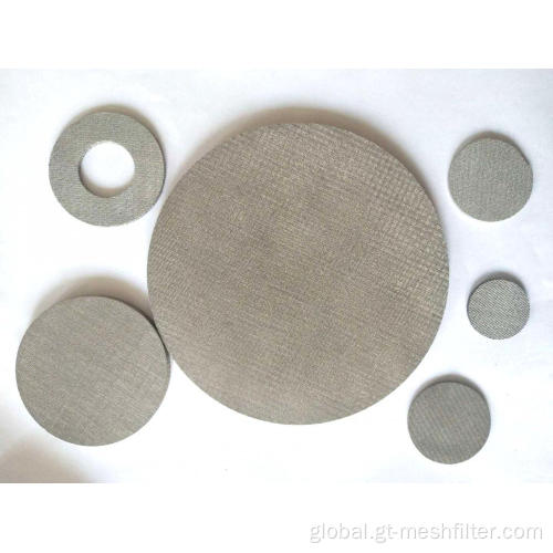 Sintered Filter stainless steel bronze porous filter discs Factory